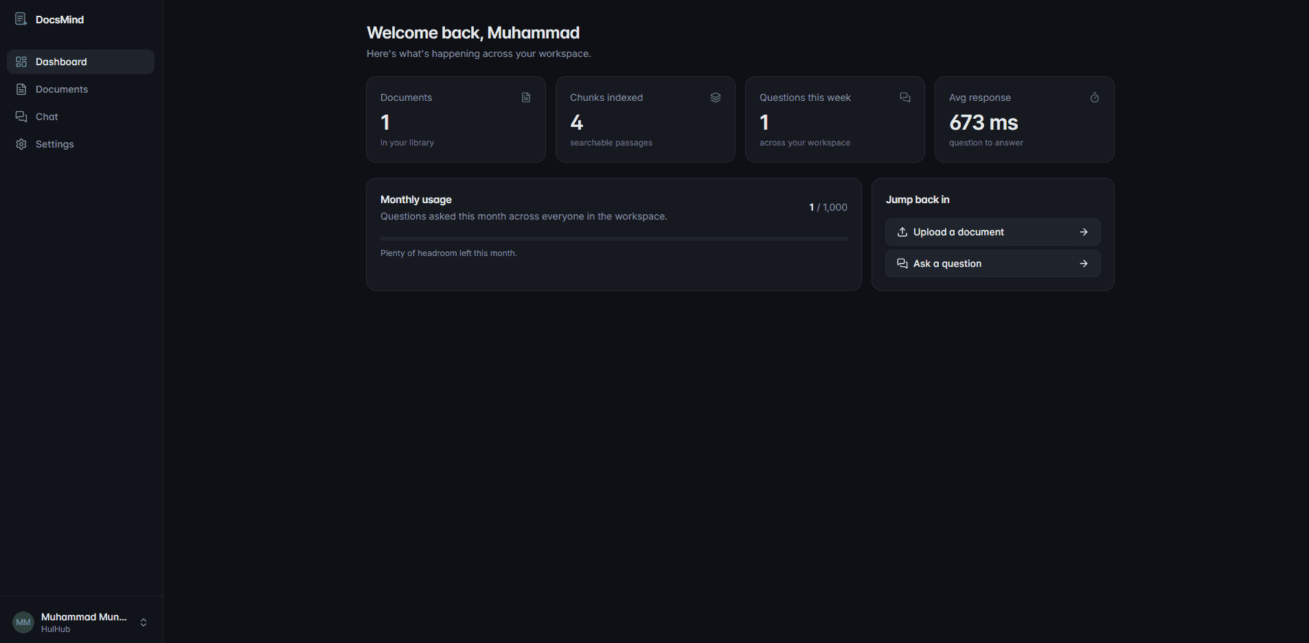 DocsMind screen 2