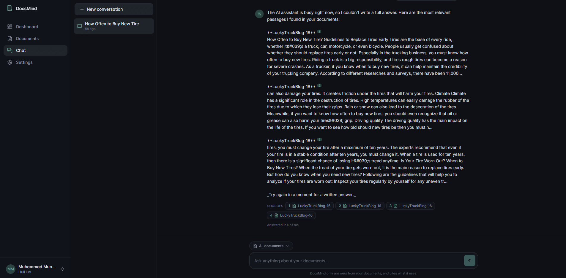 DocsMind screen 3